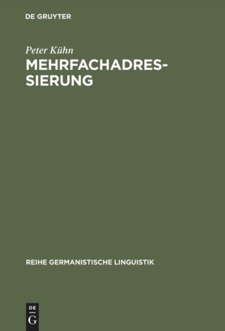 Mehrfachadressierung - Peter Kühn
