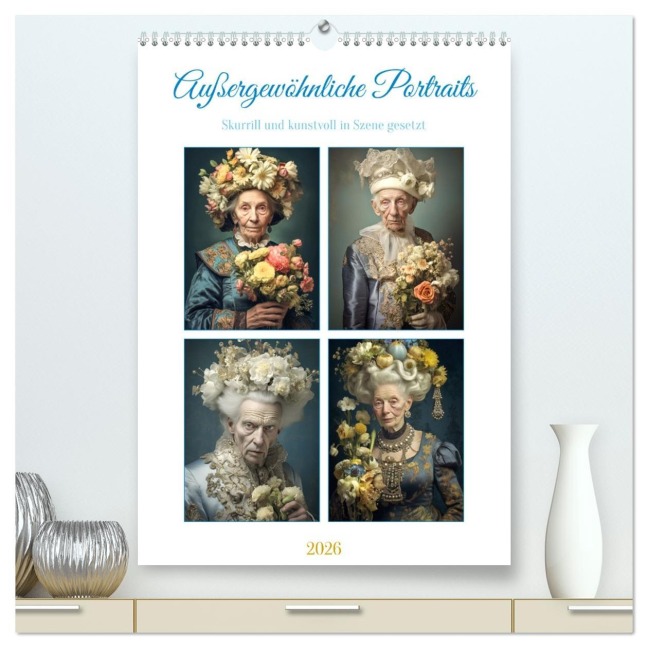 Außergewöhnliche Portraits (hochwertiger Premium Wandkalender 2026 DIN A2 hoch), Kunstdruck in Hochglanz - Steffen Gierok-Latniak