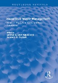 Cover-Bild zum Titel 'Hazardous Waste Management' von ''