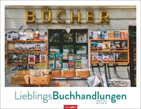 Lieblings-Buchhandlungen Kalender 2025 - 