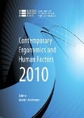 Cover-Bild zum Titel 'Contemporary Ergonomics and Human Factors 2010' von ''