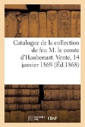 Cover-Bild zum Titel 'Catalogue de 4 Tableaux, de Gravures Encadrées de la Collection de Feu M. Le Comte d'Haubersart' von 'Dhios'