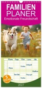 Cover-Bild zum Titel 'Familienplaner 2027 - Emotionale Freundschaft mit 5 Spalten (Wandkalender, 21 x 45 cm) CALVENDO' von 'Liselotte Brunner-Klaus'