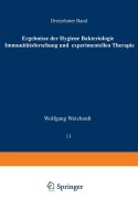 Cover-Bild zum Titel 'Ergebnisse der Hygiene Bakteriologie Immunitätsforschung und Experimentellen Therapie' von 'Wolfgang Weichardt'