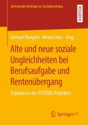 Cover-Bild zum Titel 'Alte und neue soziale Ungleichheiten bei Berufsaufgabe und Rentenübergang' von ''