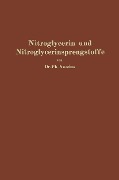 Cover-Bild zum Titel 'Nitroglycerin und Nitroglycerinsprengstoffe (Dynamite)' von 'Phokion Naoúm'
