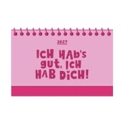 Cover-Bild zum Titel 'Mini-Kalender Colour Up 2027 Ich habs gut, ich hab dich' von ''