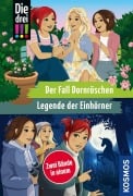Cover-Bild zum Titel 'Die drei !!!, Legende der Einhörner / Der Fall Dornrösschen (Doppelband)' von 'Mira Sol, Kari Erlhoff'