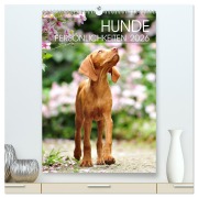 Hundepersönlichkeiten (hochwertiger Premium Wandkalender 2026 DIN A2 hoch), Kunstdruck in Hochglanz - dogARTig dogARTig