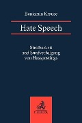 Cover-Bild zum Titel 'Hate Speech' von 'Benjamin Krause'