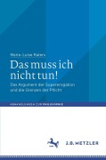 Cover-Bild zum Titel 'Das muss ich nicht tun!' von 'Marie-Luise Raters'