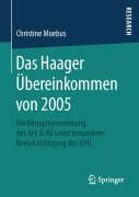 Cover-Bild zum Titel 'Das Haager Übereinkommen von 2005' von 'Christine Moebus'