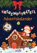 Cover-Bild zum Titel 'Kreuzworträtsel Adventskalender' von 'Rätsel Werft'