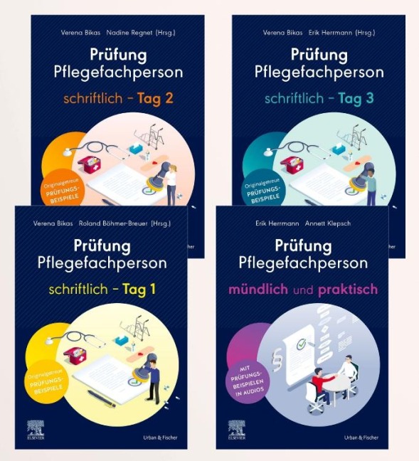 Lernpaket Schriftliche-Mündliche Prüfung Pflege - Erik Herrmann, Annett Klepsch