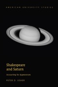 Cover-Bild zum Titel 'Shakespeare and Saturn' von 'Peter D. Usher'