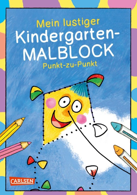 Mein lustiger Kindergarten-Malblock Punkt-zu-Punkt - 