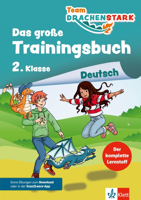 Team Drachenstark: Das große Trainingsbuch Deutsch 2. Klasse - 