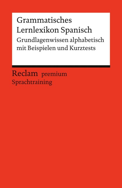 Grammatisches Lernlexikon Spanisch - Montserrat Varela Navarro