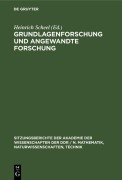 Cover-Bild zum Titel 'Grundlagenforschung und angewandte Forschung' von ''
