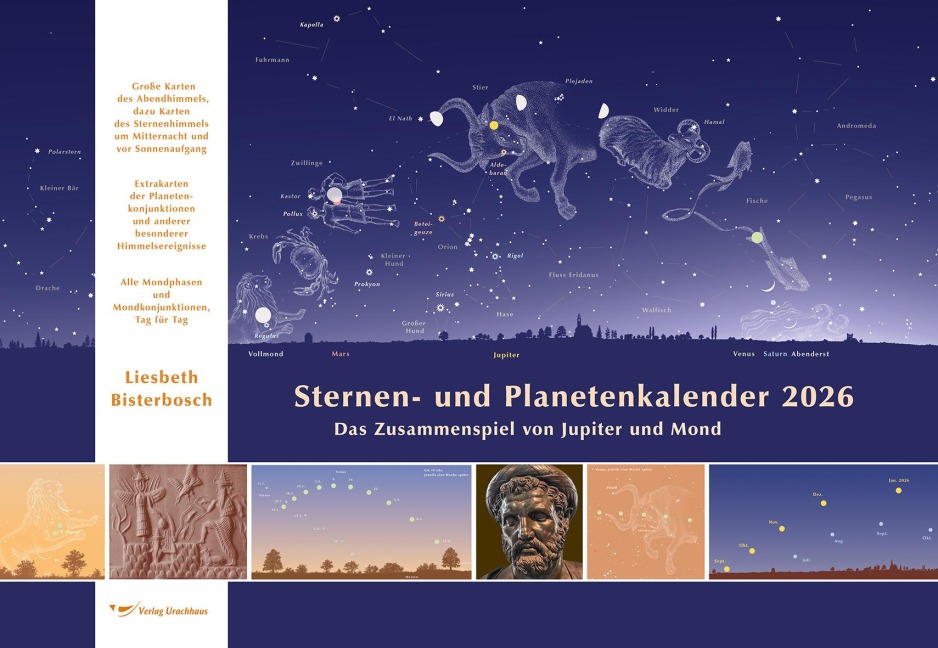 Sternen- und Planetenkalender 2026 - Liesbeth Bisterbosch