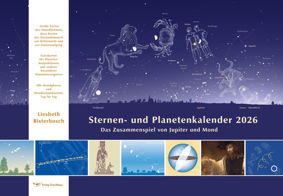 Sternen- und Planetenkalender 2026 - Liesbeth Bisterbosch