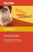 Cover-Bild zum Titel 'Verbtabellen Spanisch' von 'Trinidad Bonachera Álvarez'