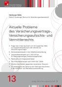 Cover-Bild zum Titel 'Aktuelle Probleme des Versicherungsvertrags-, Versicherungsaufsichts- und Vermittlerrechts' von ''