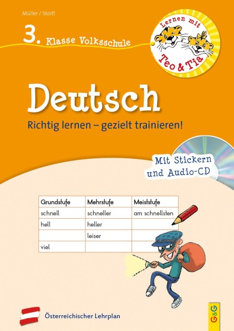 Lernen mit Teo und Tia Deutsch - 3. Klasse Volksschule mit CD - Erika Stoifl, Verena Müller