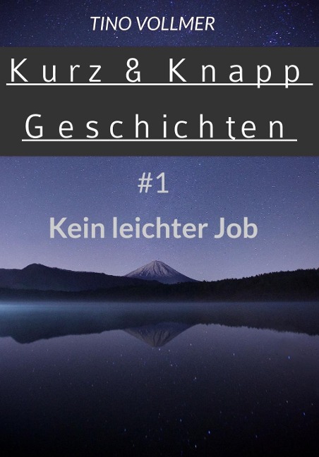 Kein leichter Job - Tino Vollmer