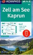 KOMPASS Wanderkarte 030 Zell am See, Kaprun 1:35.000 - 