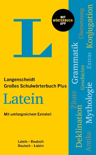 Langenscheidt Großes Schulwörterbuch Plus Latein - 