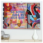 Cover-Bild zum Titel 'So schön, dass es dich gibt (hochwertiger Premium Wandkalender 2026 DIN A2 quer), Kunstdruck in Hochglanz' von 'Gabriele Gerner'