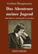Cover-Bild zum Titel 'Das Abenteuer meiner Jugend' von 'Gerhart Hauptmann'