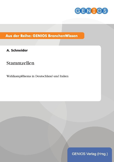 Stammzellen - A. Schneider