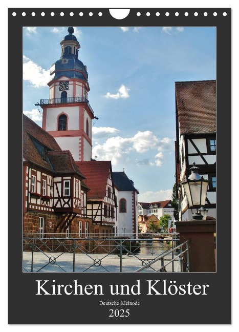 Kirchen und Klöster deutsche Kleinode (Wandkalender 2025 DIN A4 hoch), CALVENDO Monatskalender - Andrea Janke