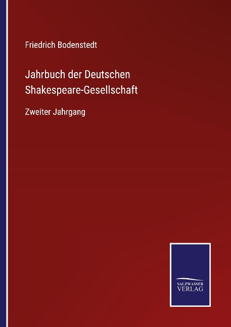 Jahrbuch der Deutschen Shakespeare-Gesellschaft - 