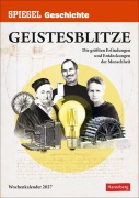 Cover-Bild zum Titel 'SPIEGEL GESCHICHTE Geistesblitze Wochen-Kulturkalender 2027 - Die größten Erfindungen und Entdeckungen der Menschheit' von 'Anders Ulrike'