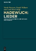 Cover-Bild zum Titel 'Hadewijch: Lieder' von ''