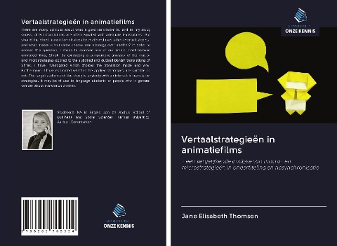 Vertaalstrategieën in animatiefilms - Jane Elisabeth Thomsen