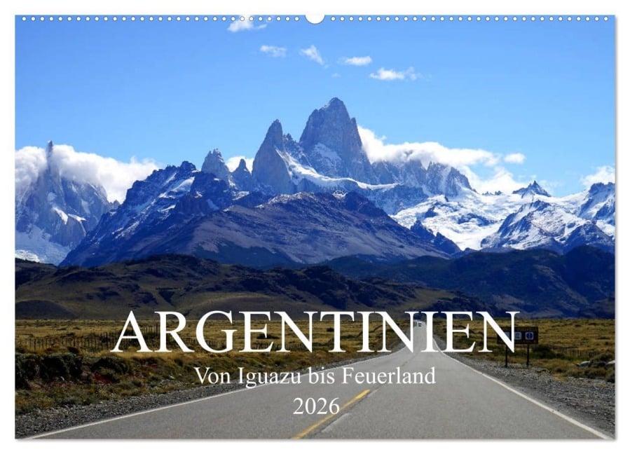 Argentinien - Von Iguazu bis Feuerland (Wandkalender 2026 DIN A2 quer), CALVENDO Monatskalender - Uwe Richter
