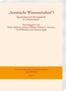 "Semitische Wissenschaften"? - 