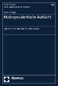 Cover-Bild zum Titel 'Makroprudentielle Aufsicht' von 'Vincenz Bergk'
