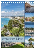 Idyllisches Nizza (Tischkalender 2025 DIN A5 hoch), CALVENDO Monatskalender - Melanie Viola