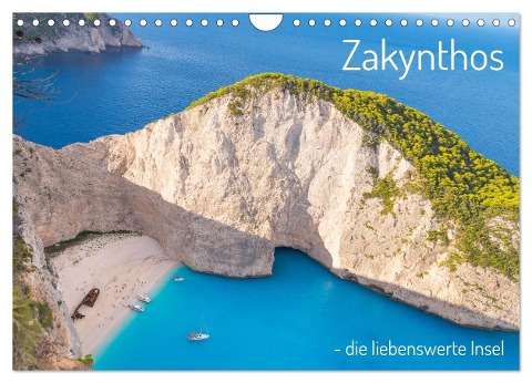Zakynthos - die liebenswerte Insel (Wandkalender 2025 DIN A4 quer), CALVENDO Monatskalender - Stefan O. Schüller und Elke Schüller