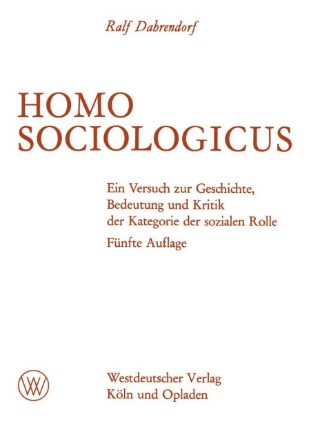 Homo Sociologicus - Ralf Dahrendorf