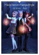 Cover-Bild zum Titel 'Mädchen im Manga Style (Gothic Art) (Wandkalender 2027 DIN A3 hoch), CALVENDO Monatskalender' von 'Illu Pic A. T. Art'