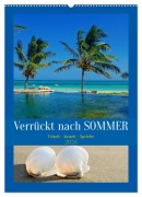 Cover-Bild zum Titel 'Verrückt nach SOMMER Urlaub- Auszeit - Sprüche (Wandkalender 2026 DIN A2 hoch), CALVENDO Monatskalender' von 'Susan Michel'