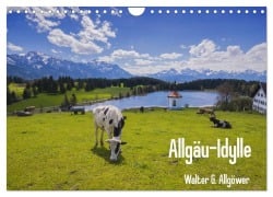 Cover-Bild zum Titel 'Allgäu-Idylle (Wandkalender 2027 DIN A4 quer), CALVENDO Monatskalender' von 'Walter G. Allgöwer'