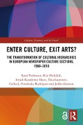 Cover-Bild zum Titel 'Enter Culture, Exit Arts?' von 'Semi Purhonen, Tina Lauronen, Carlos Fernández Rodríguez, Riie Heikkilä, Jukka Gronow'
