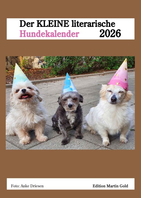 Der KLEINE literarische Hundekalender 2026 - Charlotte Körner